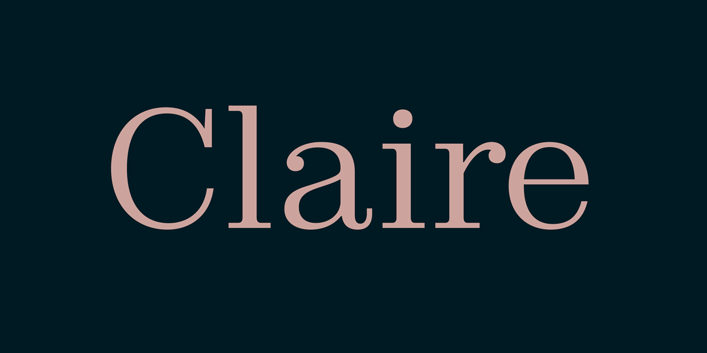 Font Claire